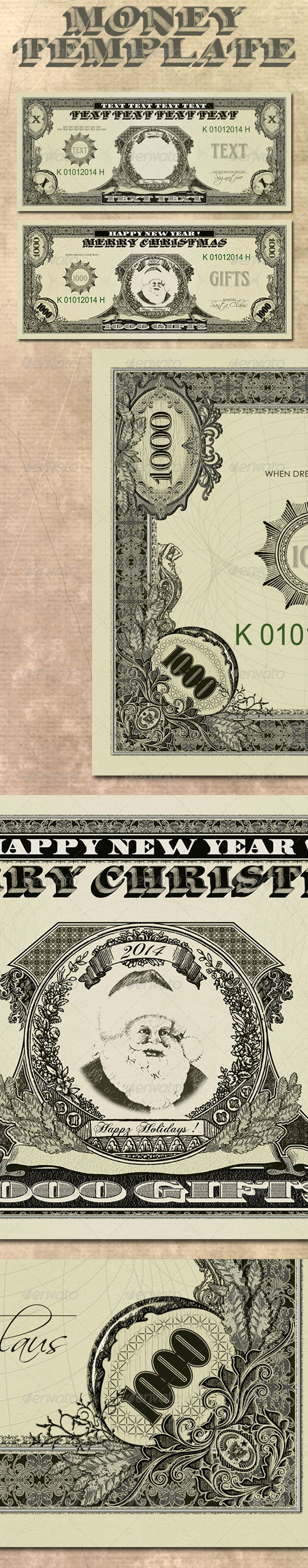 Money Template - Badges & Stickers Web Elements
