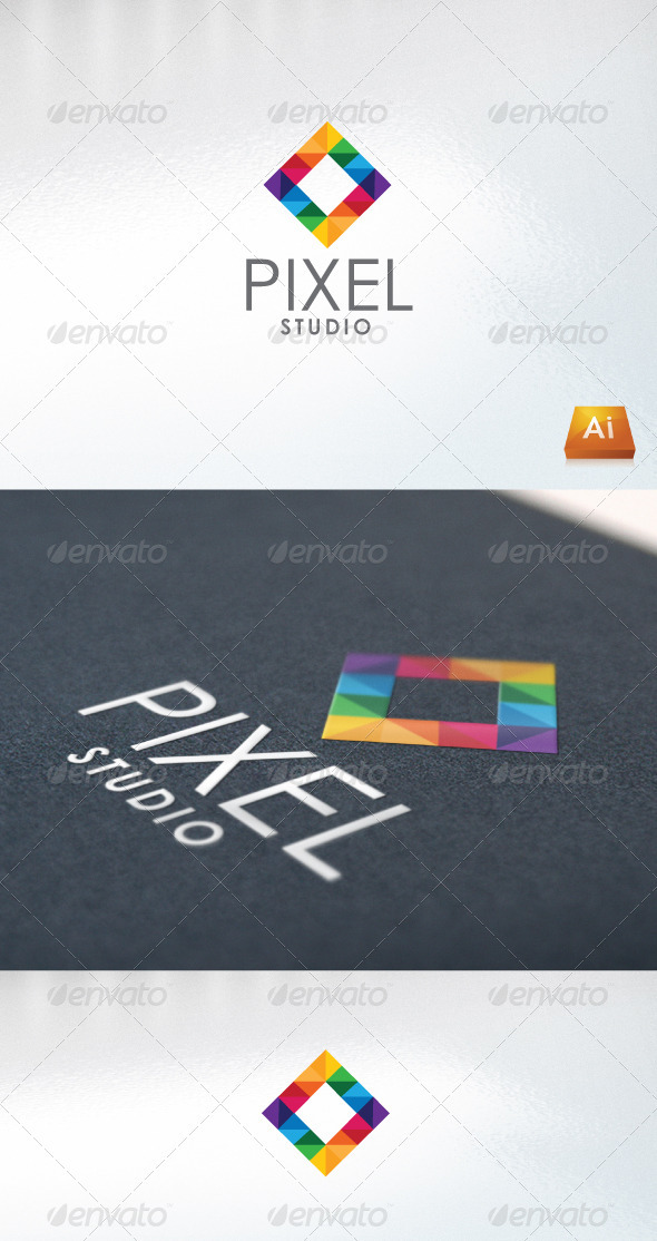 Pixel Studio - Abstract Logo Templates
