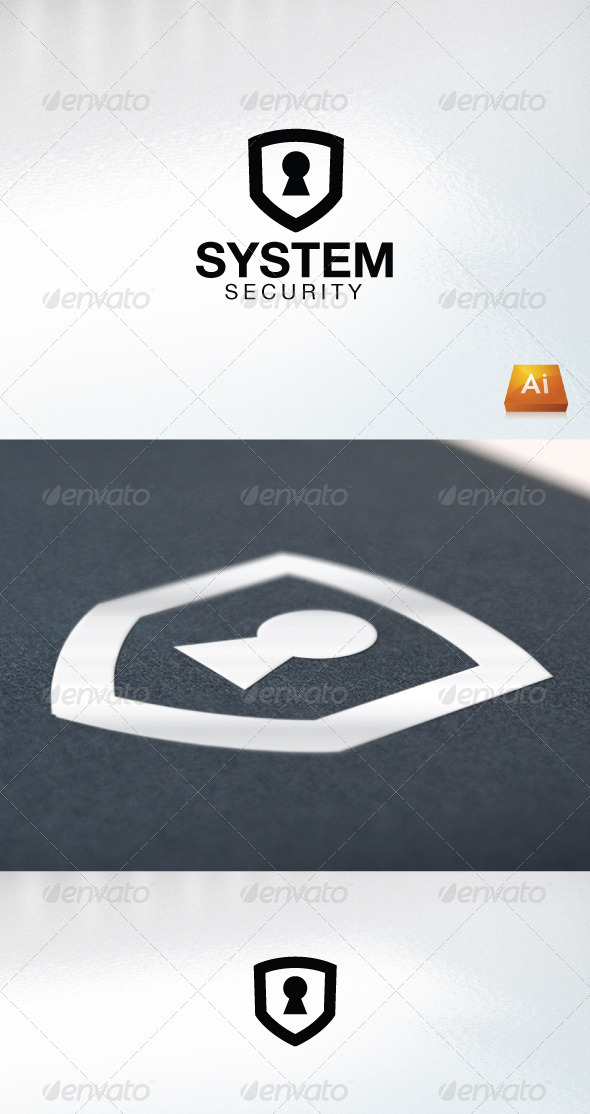 System Security - Abstract Logo Templates
