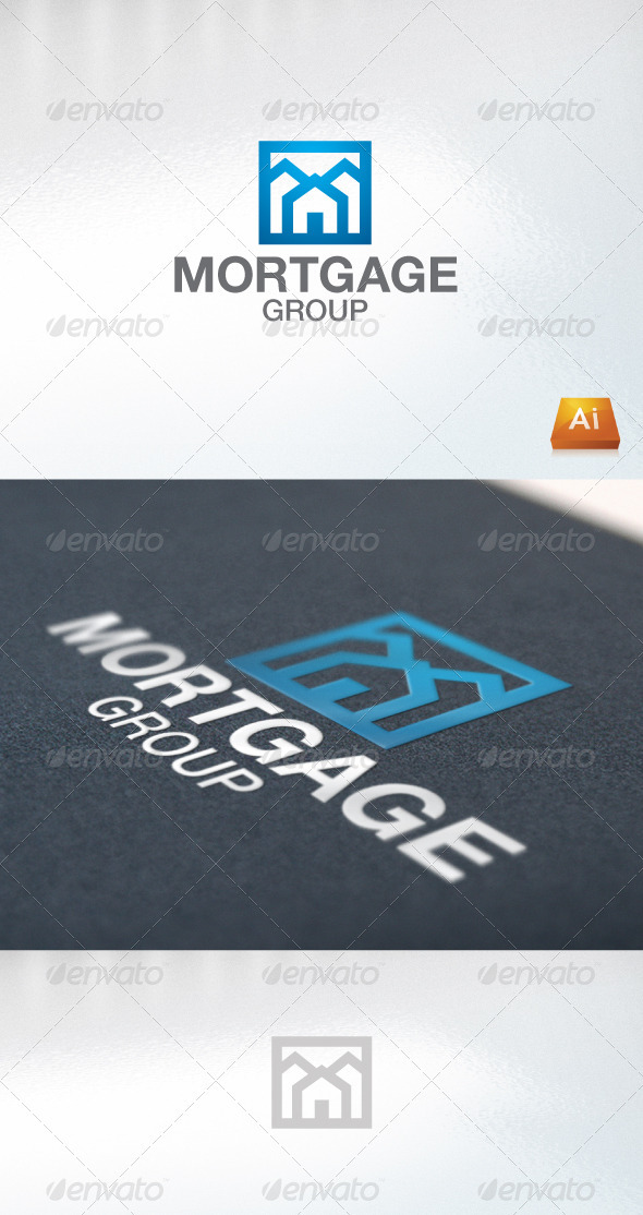 Mortgage Group - Buildings Logo Templates