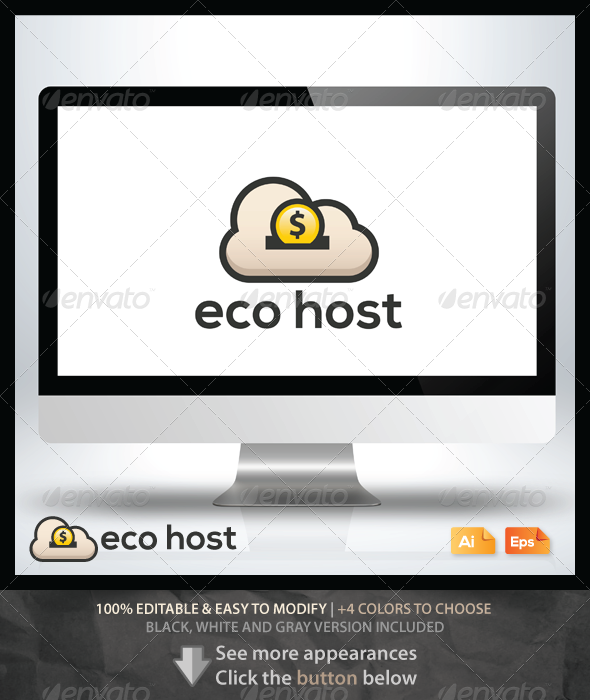 Eco Host - Objects Logo Templates