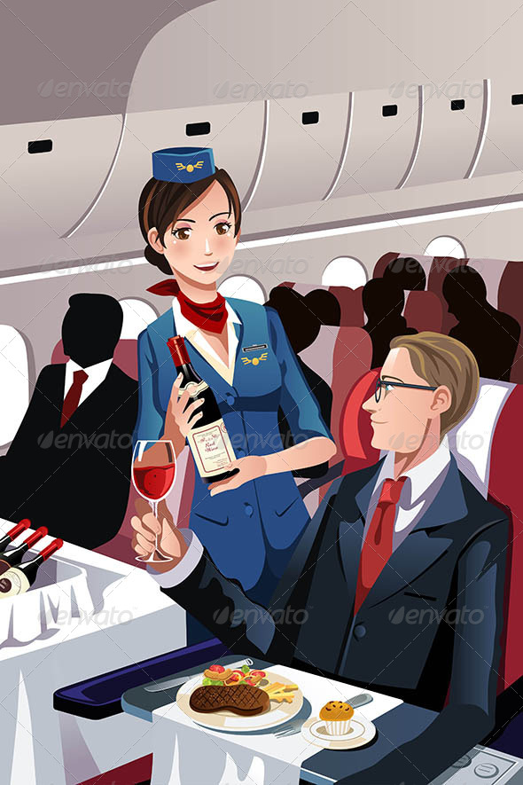 Flight Attendant - Travel Conceptual
