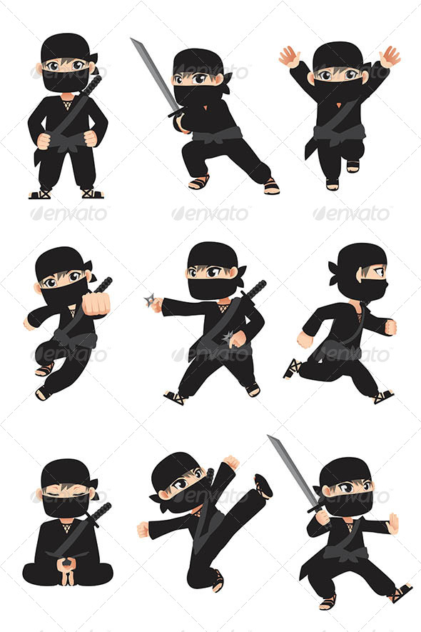 Kid Ninja - People Characters
