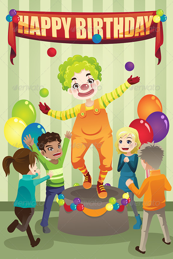 Birthday Party Clown - Birthdays Seasons/Holidays