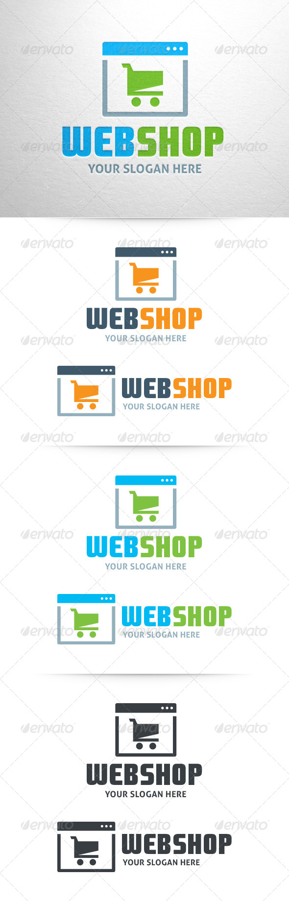 Webshop Logo Template - Objects Logo Templates