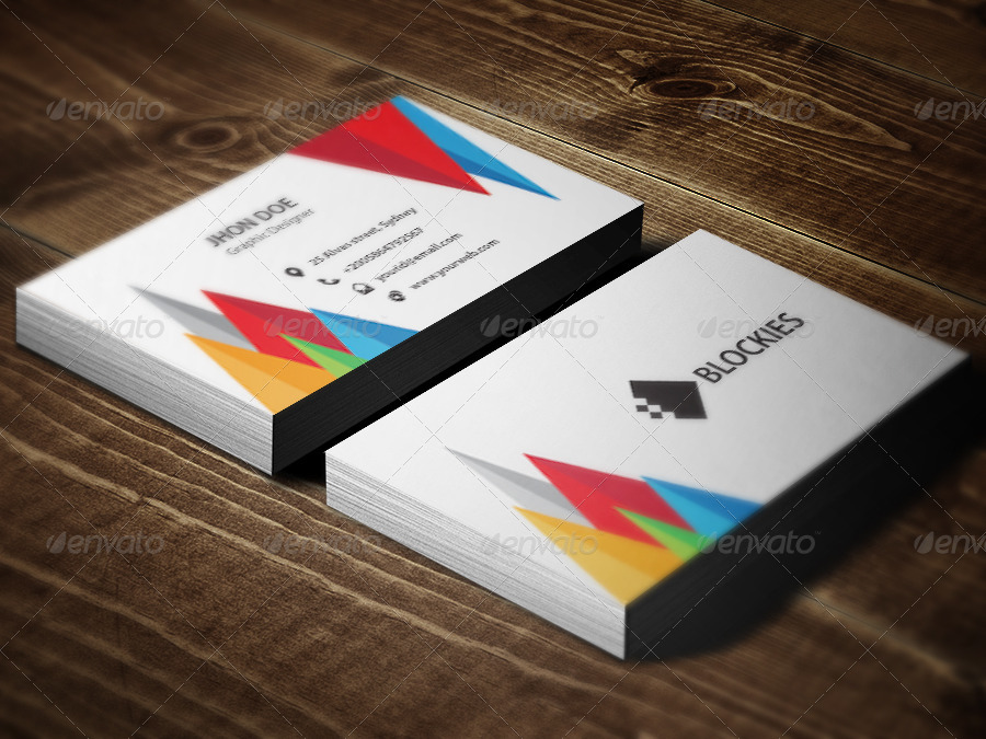 2 Colors Exclusive Business Card, Print Templates | GraphicRiver