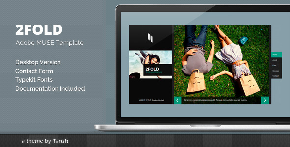 2FOLD Muse Template - ThemeForest 6393889