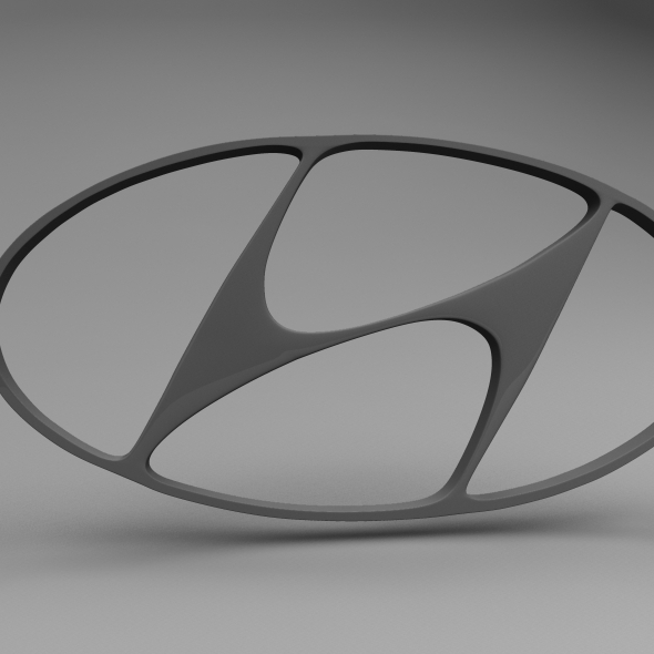 Hyundai Logo - 3Docean 5603613