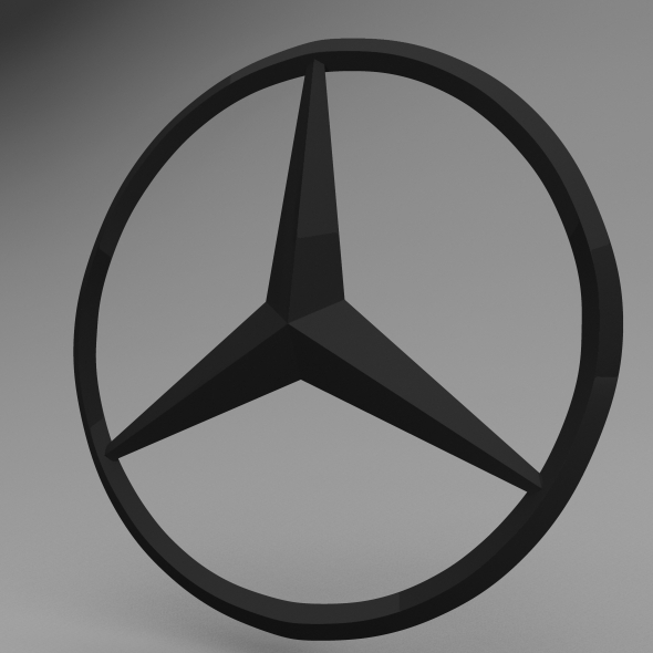 Mercedes Logo - 3Docean 5622231
