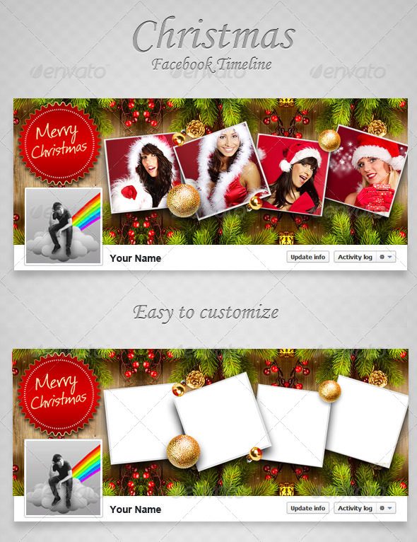 Christmas FB Timeline V6 - Facebook Timeline Covers Social Media