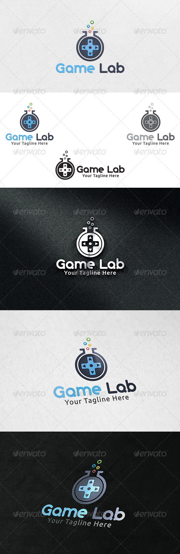 Game Lab - Logo Template - Symbols Logo Templates