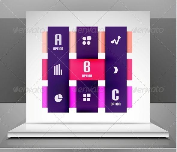 Modern Vector Business Stripes Infographic Design - Miscellaneous Vectors
