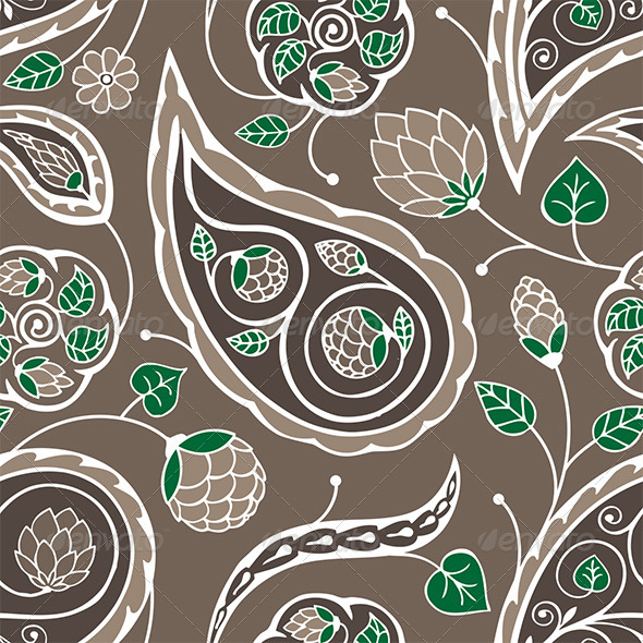 Paisley Seamless Pattern - Patterns Decorative
