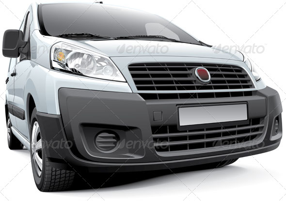 Italian Light Commercial Vehicle - Vectors