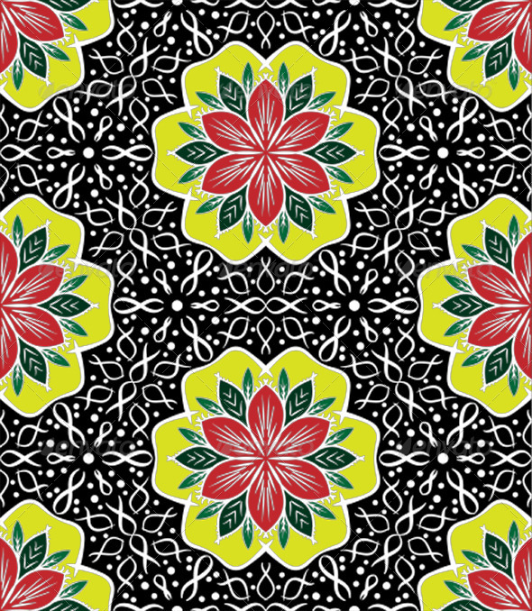 Abstract Vector Seamless Pattern - Patterns Decorative