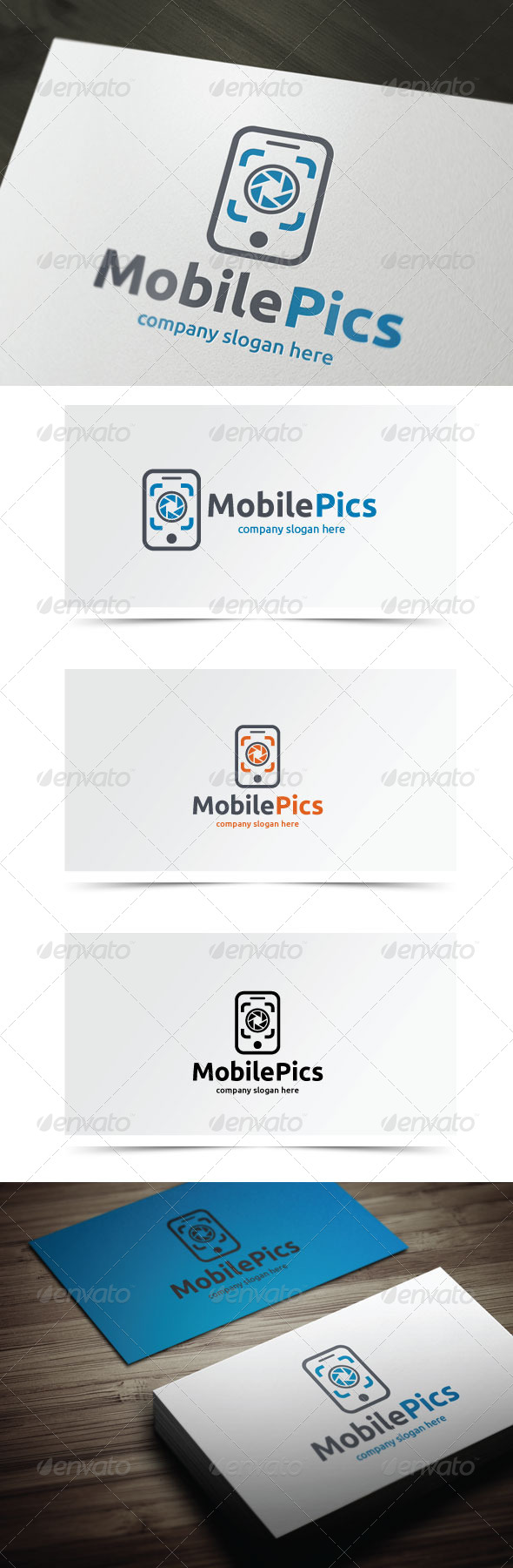 Mobile Pics - Symbols Logo Templates