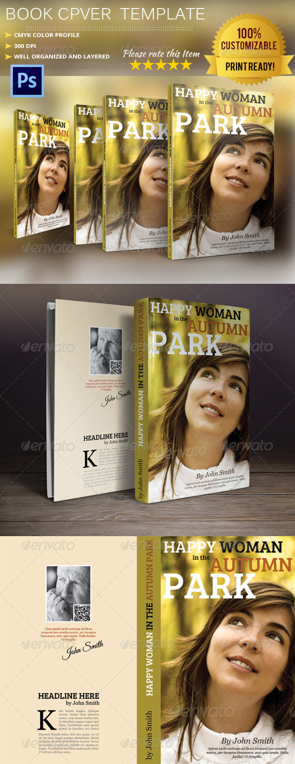 Book Cover Template Vol.12 - Miscellaneous Print Templates