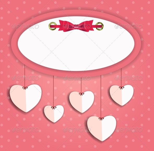 Valentines Day Heart Background - Decorative Symbols Decorative
