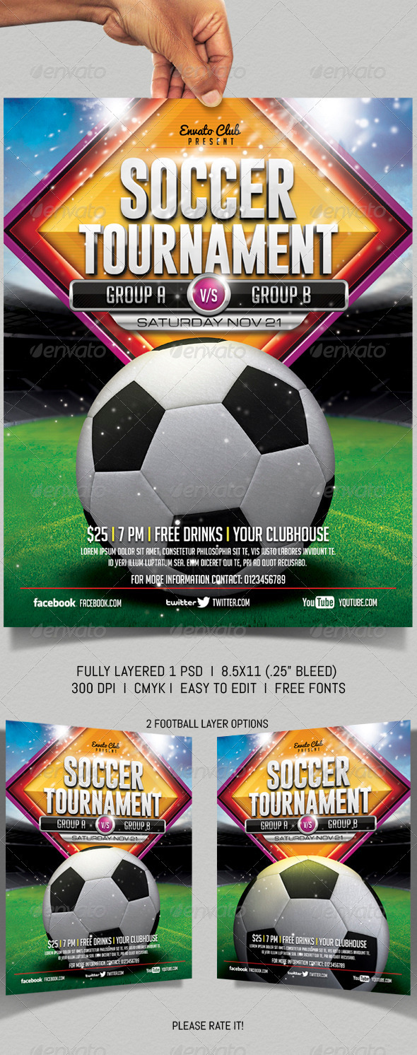 Soccer Flyer - Sports Events