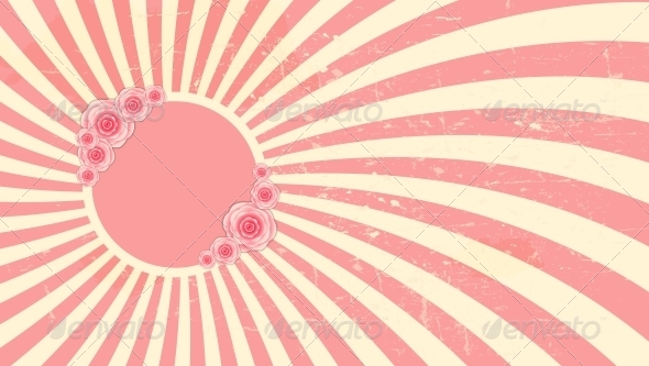 Strawberry, Cream Abstract Hypnotic Background - Birthdays Seasons/Holidays