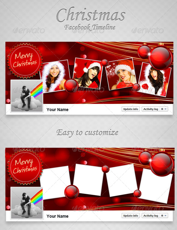 Christmas FB Timeline V7 - Facebook Timeline Covers Social Media