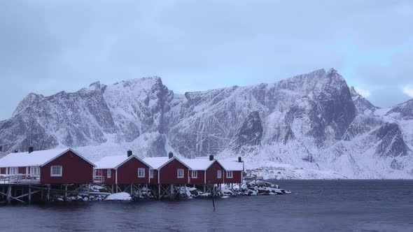 Winter in the Norwegian Village