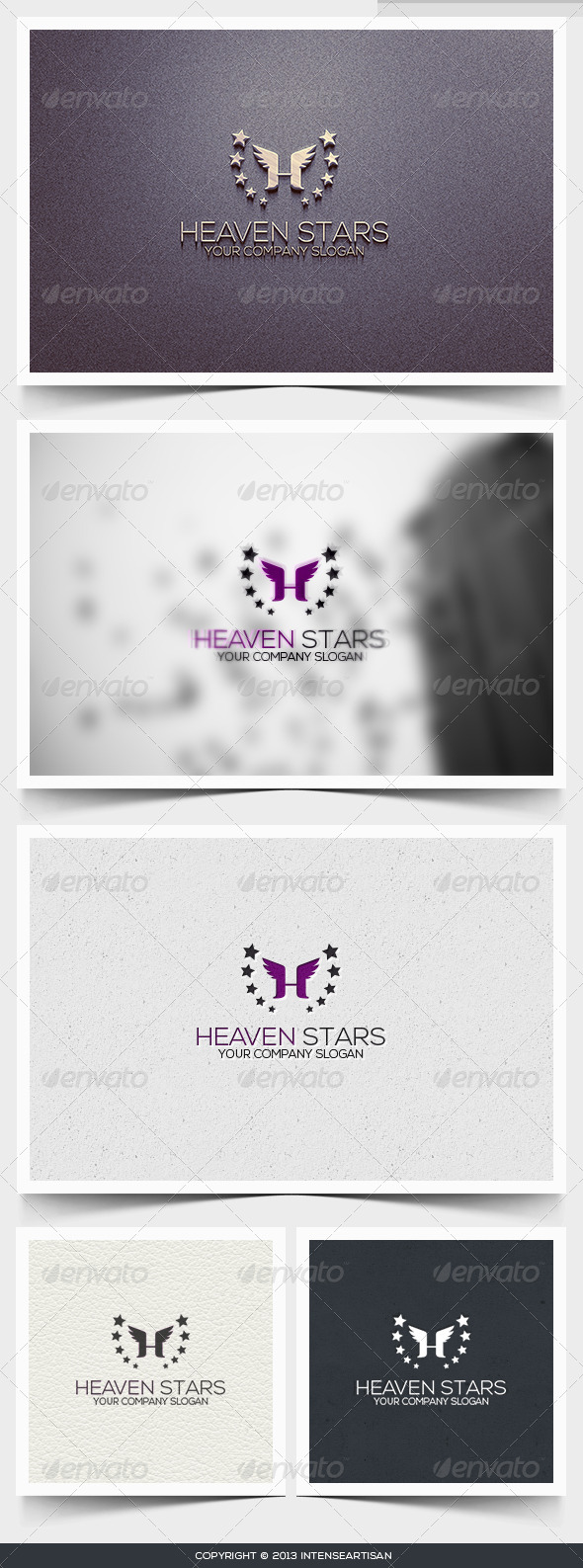 Heaven Stars Logo Template