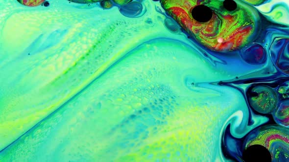 Abstract Vivid Colours  Psychedelic Paint Spreading Texture 66 alt