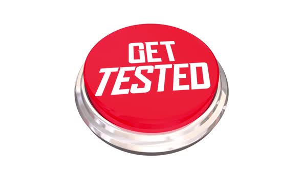 Get Tested Checked Examined Medical Screening Button 3d Animation alt