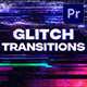 Glitch Vertical Transitions Pack - VideoHive Item for Sale