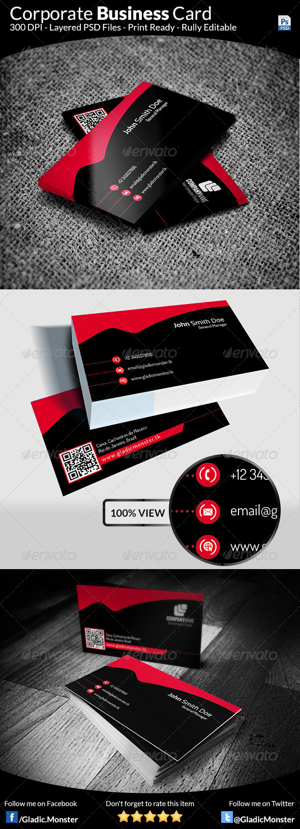 Corporate Business Card v-1 - Corporate Business Cards