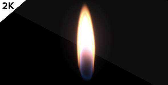 Medium Candle Flame 2K