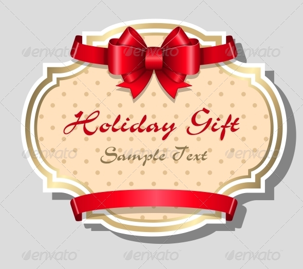 Holiday Gift Card Template