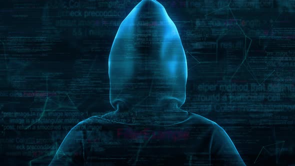 Anonymous Hacker In Hoodie 4k