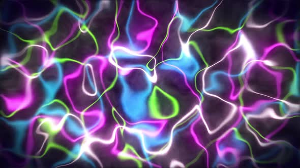 Abstract Neon Looped Animation Background