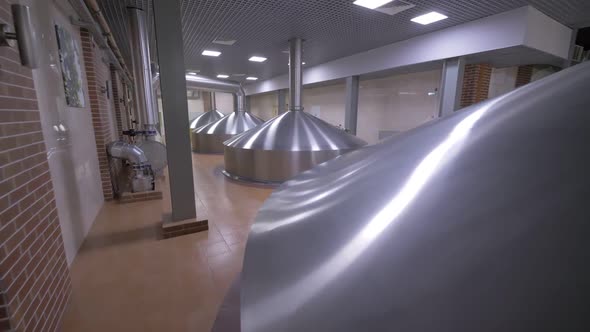 Steadicam Shot in Brewhouse of Beer Factory