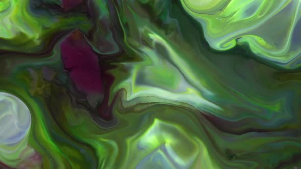 Abstract Paint Spreads And Swirling Texture 214