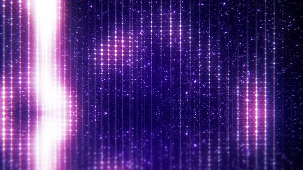 Purple Glitter Led Background 4K