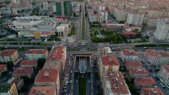 Aerial View City Landscape alt