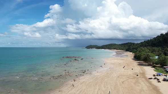Telok Melano Beach, A Quiet Beach, Turtles and a National Park Of Sarawak Borneo