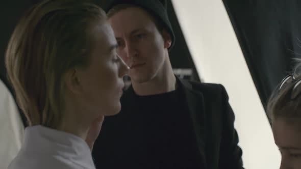 Preparing Model for Photo Shoot alt