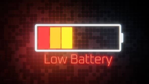 The Low Battery Indicator Flashes