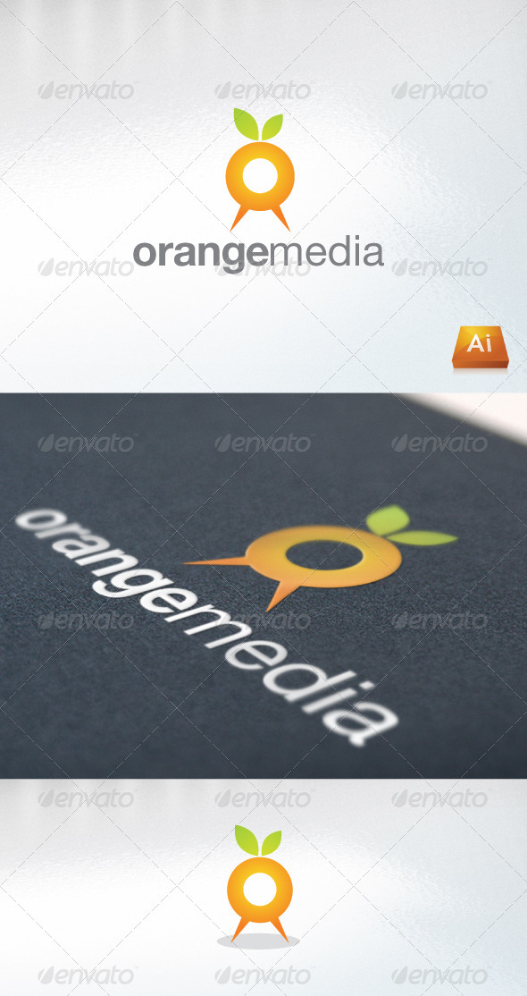 Orange media - Abstract Logo Templates