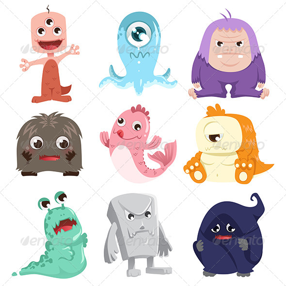 Monsters - Animals Characters