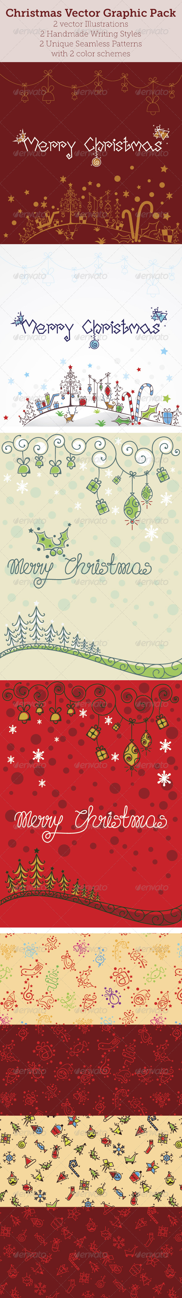 Christmas Vector Graphic Pack - Decorative Vectors