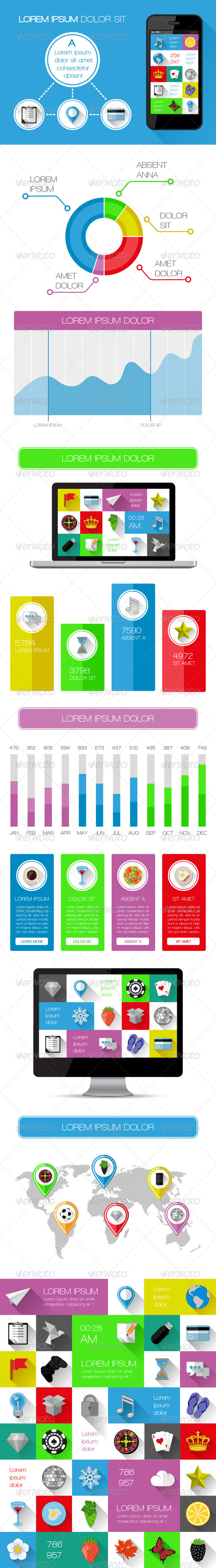 UI, Infographics and Web Elements - Infographics