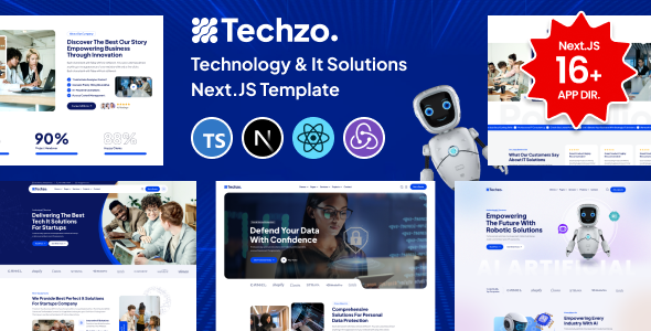 Techzo - IT Solutions & Technology React Next.js Template