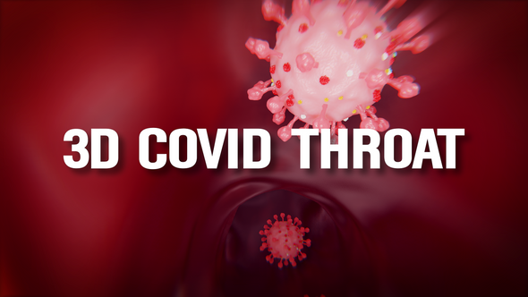 3D Covid Throat alt