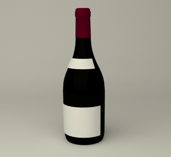 Wein Bottle - 3Docean 6414254