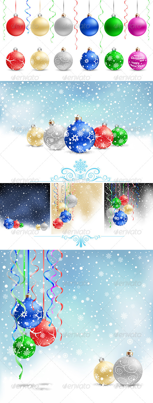 Christmas Baubles - Christmas Seasons/Holidays